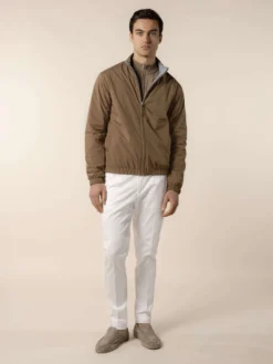 Caramel Reversible Resort Jacket -Velora Fashion Aurelien 1V3A2753 scaled