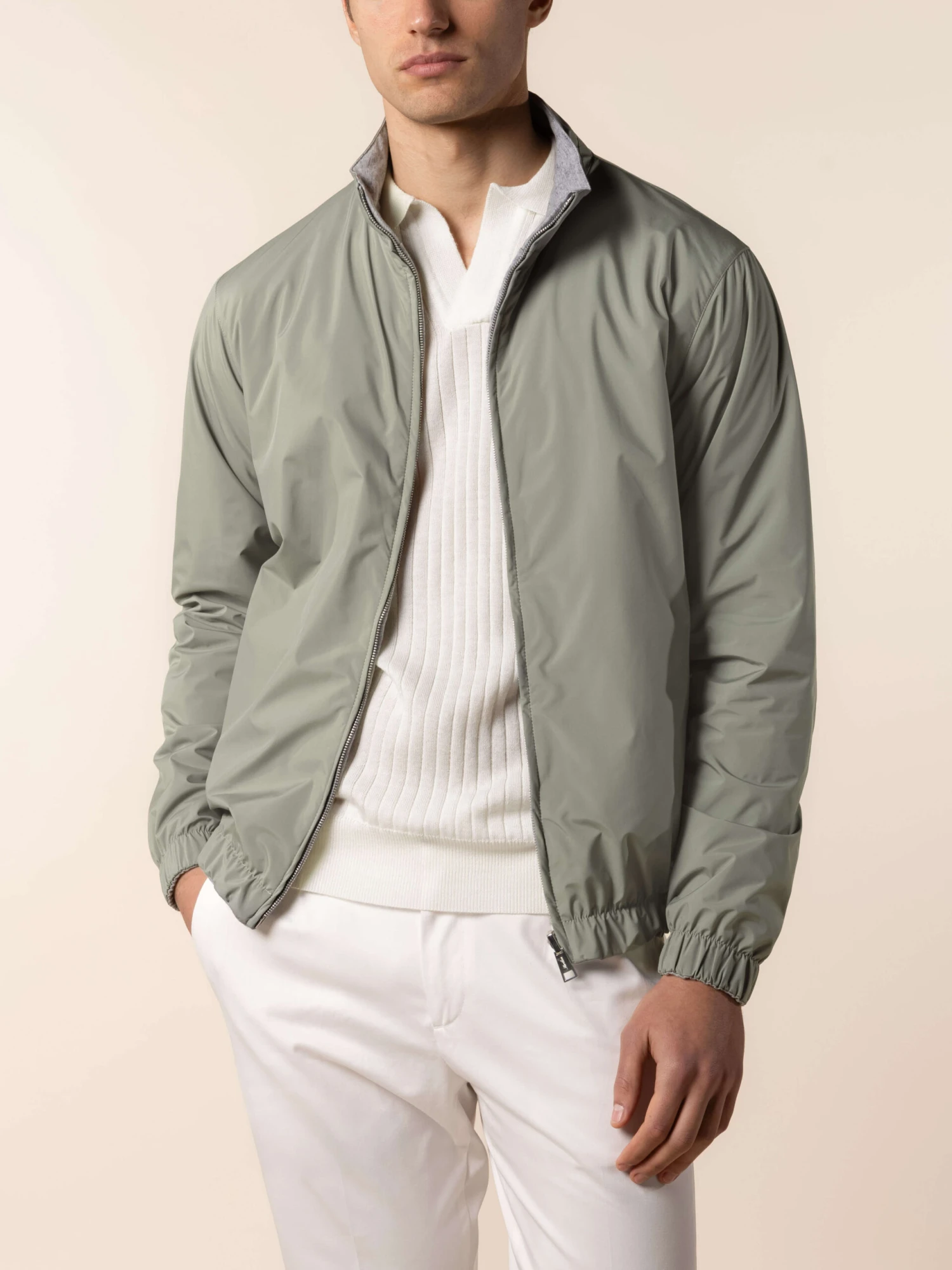 Pistache Reversible Resort Jacket 4 Pistache Reversible Resort Jacket - Image 2