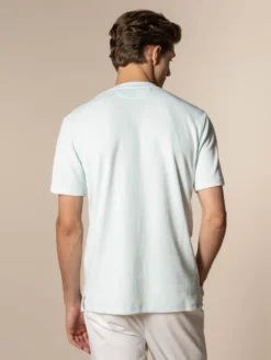 Light Aqua Terry Towelling T-Shirt 12 Light Aqua Terry Towelling T-Shirt -Velora Fashion Aurelien 542A4526 scaled
