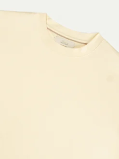 AUR1 T-Shirt Vanilla -Velora Fashion Aurelien AUR1 big collar t shirt interlock jersey logo vanilla1