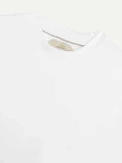 AUR1 T-Shirt White 10 AUR1 T-Shirt White -Velora Fashion Aurelien AUR1 big collar t shirt interlock jersey logo white2 scaled