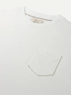 White Terry Towelling T-Shirt -Velora Fashion Aurelien AUR1 big collar t shirt terry towelling men white2 2 2