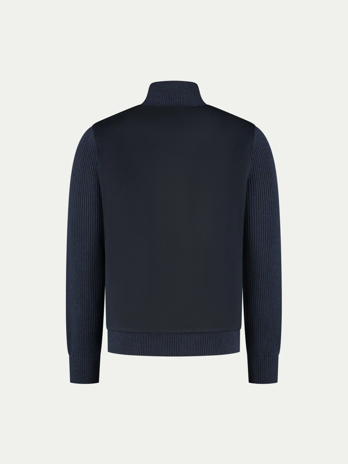 Navy Cashmere Bomber Jacket 9 Navy Cashmere Bomber Jacket - Image 7