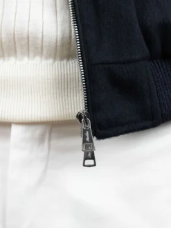 Navy Cashmere Bomber Jacket 14 Navy Cashmere Bomber Jacket -Velora Fashion Aurelien Cashmere Wool Knitted Bomber Jacket Men Navy8 scaled