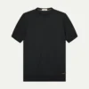 Black T-Shirt 2 Black T-Shirt -Velora Fashion Aurelien Cashwool T Shirt Short Sleeve Wool Black 1