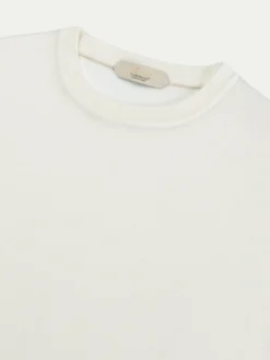 White T-Shirt 12 White T-Shirt -Velora Fashion Aurelien Cashwool T Shirt Short Sleeve Wool Ivory 2 2