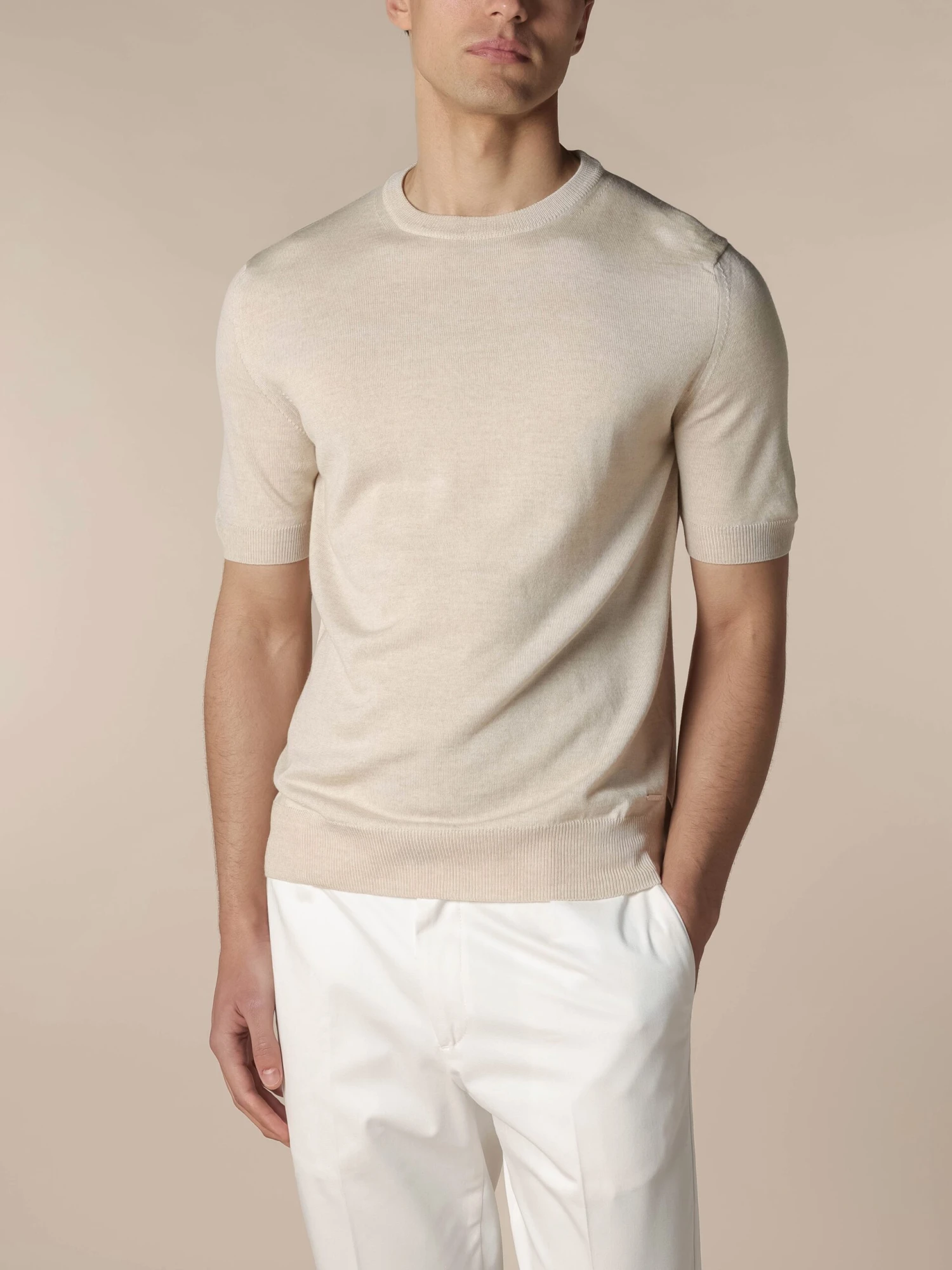 Light Beige T-Shirt 4 Light Beige T-Shirt - Image 2