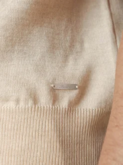 Light Beige T-Shirt 12 Light Beige T-Shirt -Velora Fashion Aurelien Cashwool T Shirt Short Sleeve Wool Light beige 13 scaled