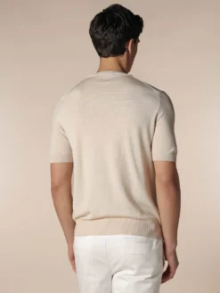 Light Beige T-Shirt 11 Light Beige T-Shirt -Velora Fashion Aurelien Cashwool T Shirt Short Sleeve Wool Light beige 15 scaled