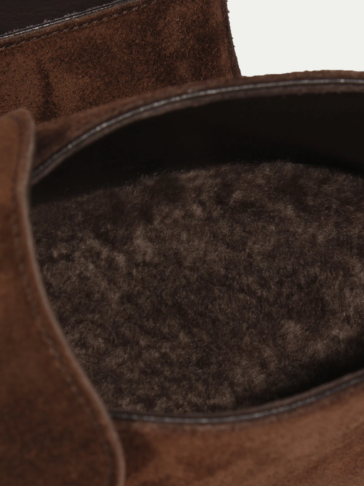 Chocolate City Loafer With Lamb Shearling Footbed 4 Chocolate City Loafer With Lamb Shearling Footbed - Image 2