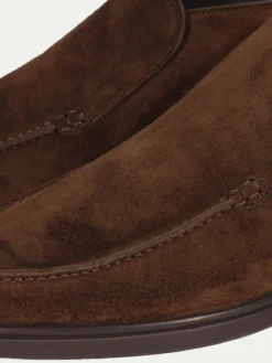 Chocolate City Loafer With Lamb Shearling Footbed 10 Chocolate City Loafer With Lamb Shearling Footbed -Velora Fashion Aurelien City Loafer men fur shoes italy shearling chocolate8