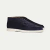 Navy Suede Desert Boot