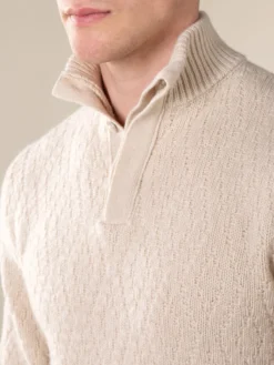 Light Beige Frost Sweater -Velora Fashion Aurelien Frost Sweater LightBeige winter Cashmere blend light beige13