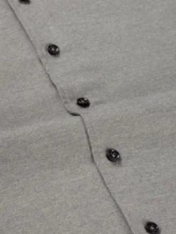 Grey Flannel Shirt -Velora Fashion Aurelien Men Seaside Shirt Flannel Cotton Cashmere Grey3 2 2