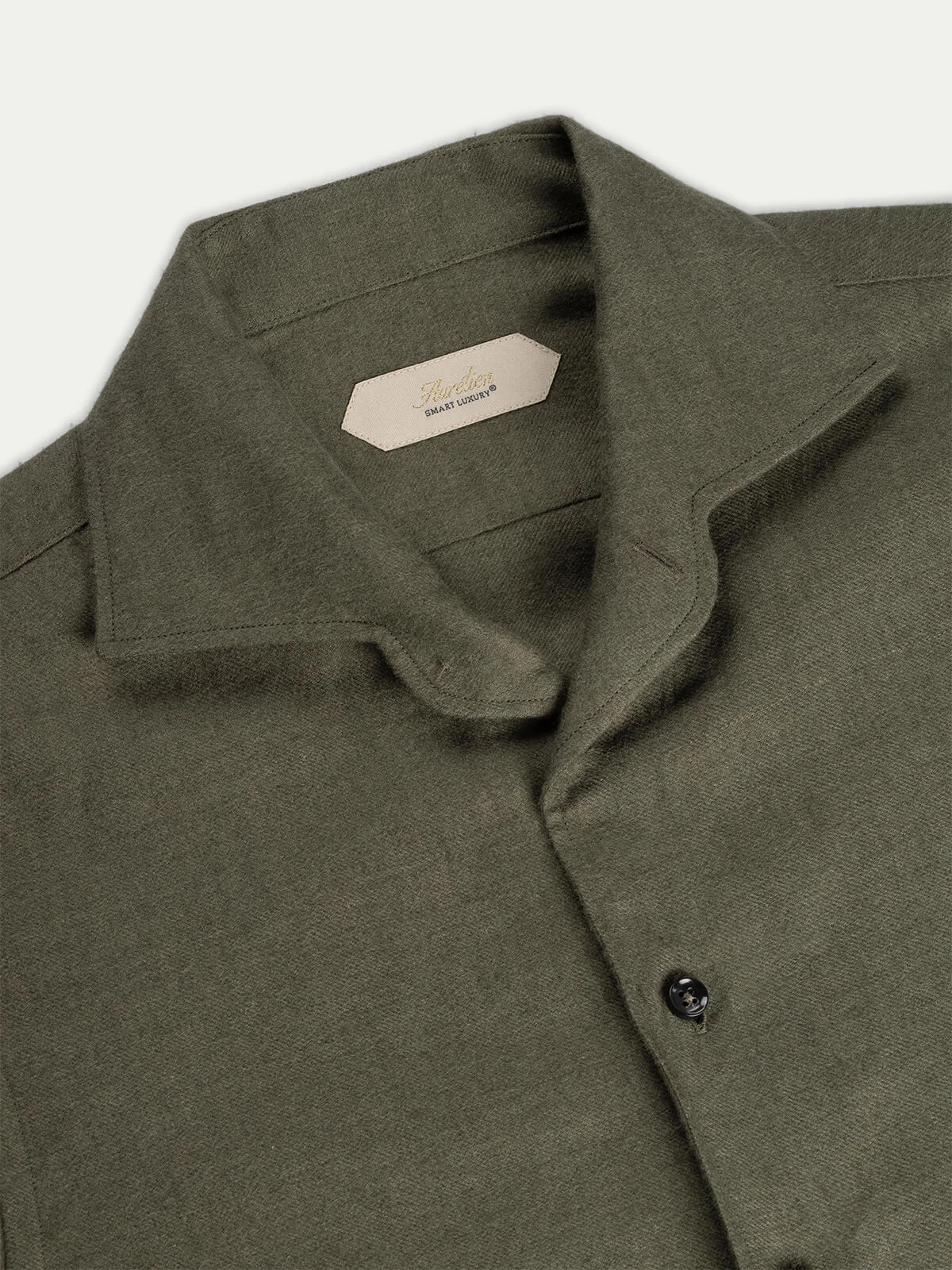 Olive Flannel Shirt 6 Olive Flannel Shirt - Image 4