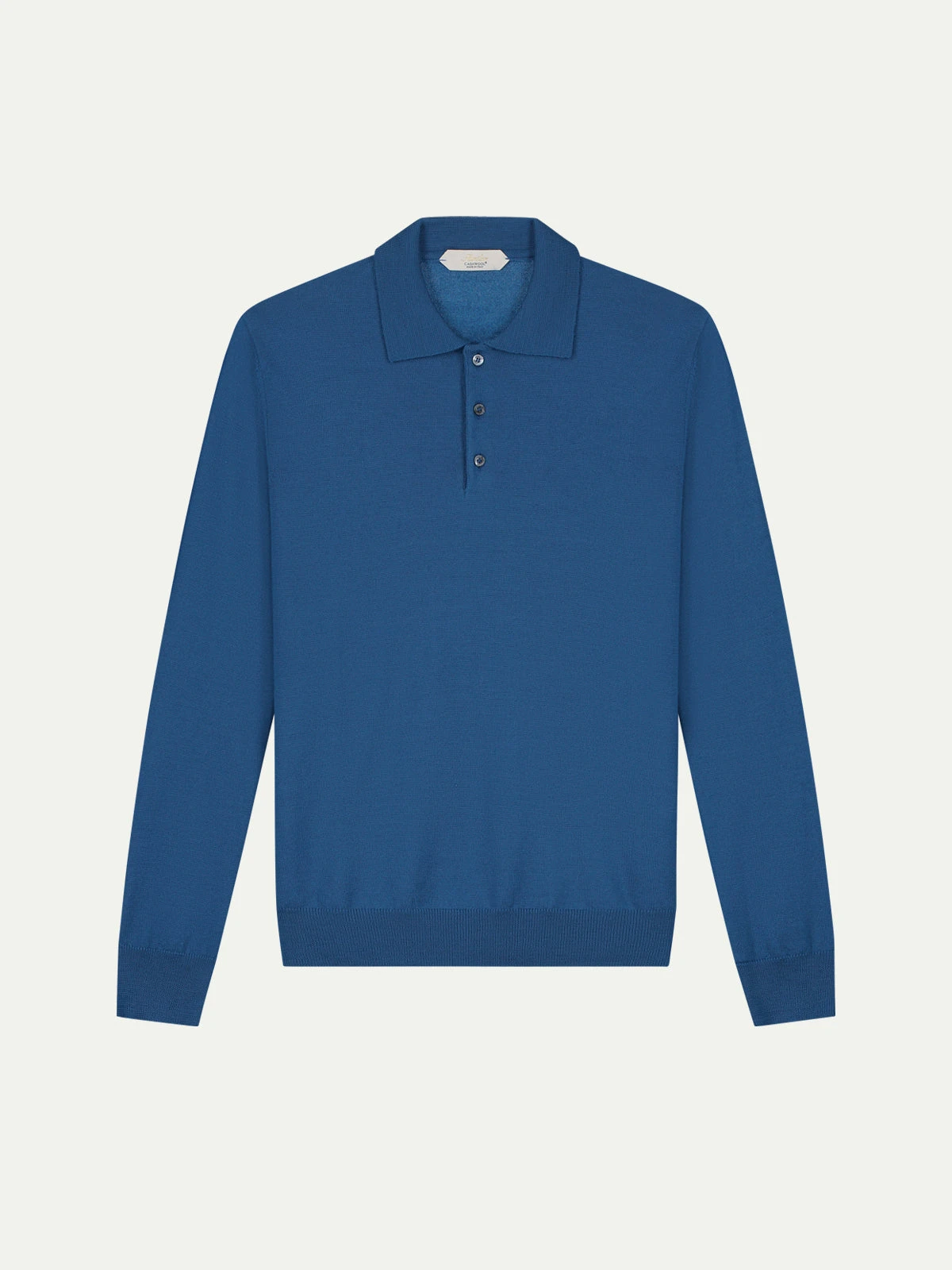 Extrafine Merino Polo Ultramarine 3 Extrafine Merino Polo Ultramarine