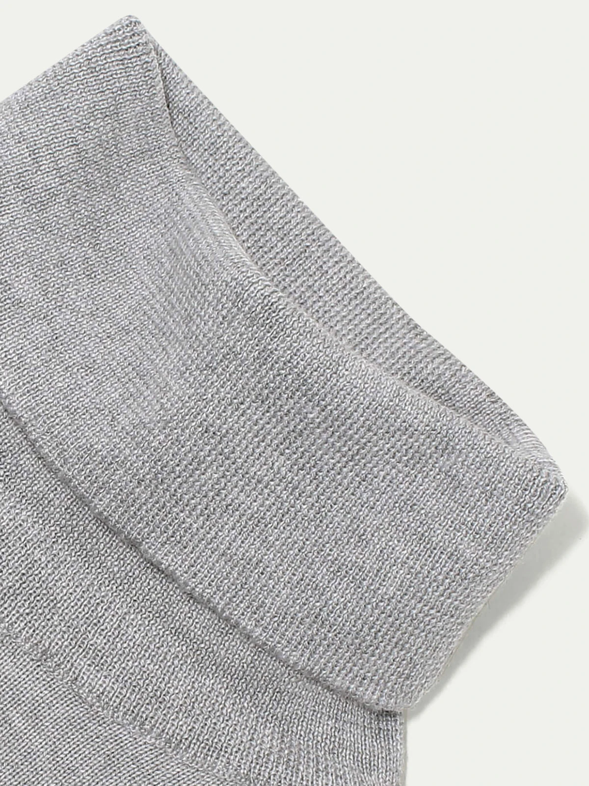 Extrafine Merino Rollneck Light Grey 6 Extrafine Merino Rollneck Light Grey - Image 4