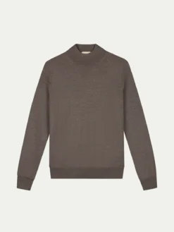 Extrafine Merino Mockneck Ash Grey