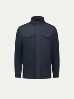Navy Magnetic Field Jacket
