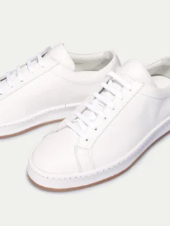 Lady White Voyager Sneaker 10 Lady White Voyager Sneaker -Velora Fashion Aurelien Voyager sneaker women nappa italy white2