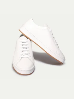 Lady White Voyager Sneaker 12 Lady White Voyager Sneaker -Velora Fashion Aurelien Voyager sneaker women nappa italy white4