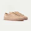 Lady Light Beige Voyager Sneaker -Velora Fashion Aurelien Voyager sneaker women suede italy light beige1