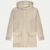 Light Beige Wintertime Parka