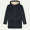 Navy Wintertime Parka 1 Navy Wintertime Parka -Velora Fashion Aurelien Wintertime parka cashmere blend wool light Beige navy1 c3c4b96c a7c0 4463 a0dc 9ce66b9ebcf6
