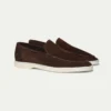 Chocolate Yacht Loafers 1 Chocolate Yacht Loafers -Velora Fashion Aurelien Yacht Loafers men suede shoes summer italy chocolate6