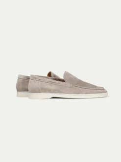 Light Grey Yacht Loafers -Velora Fashion Aurelien Yacht Loafers men suede shoes summer italy lightgrey3 01f1a8c6 044b 4e08 a6fe 353b9a7dc54d