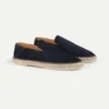 Navy AUR1 Espadrille -Velora Fashion Aurelien aur1 beachside loafers espadrilles suede navy men 1copy scaled