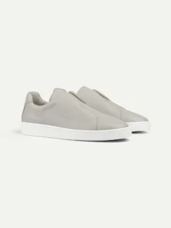 Light Grey Grain AUR3 Sneaker
