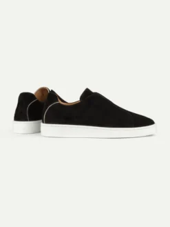 Black AUR3 Sneaker 10 Black AUR3 Sneaker -Velora Fashion Aurelien aur3 sneaker softey suede black men 3 scaled