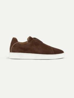 Chocolate AUR3 Sneaker -Velora Fashion Aurelien aur3 sneaker softey suede chocolate men 4 scaled