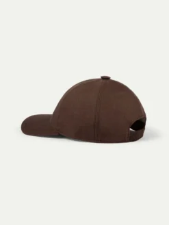 Chocolate Linen Baseball Cap -Velora Fashion Aurelien baseball cap linen chocolate 3 scaled