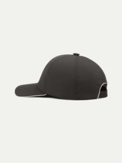 Black Baseball Cap -Velora Fashion Aurelien baseball cap tech cashmere blend black 3 scaled