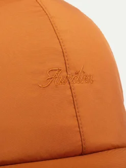 Rust Baseball Cap -Velora Fashion Aurelien baseball cap tech cashmere blend rust 2 scaled