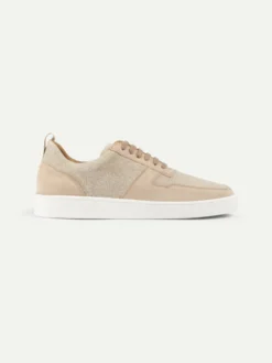 Beige Linen Bayside Sneaker -Velora Fashion Aurelien bayside sneaker 2.0 softey suede beige men 12 e03fa97f 9803 4680 9187 5f4f9c1e97f1 scaled