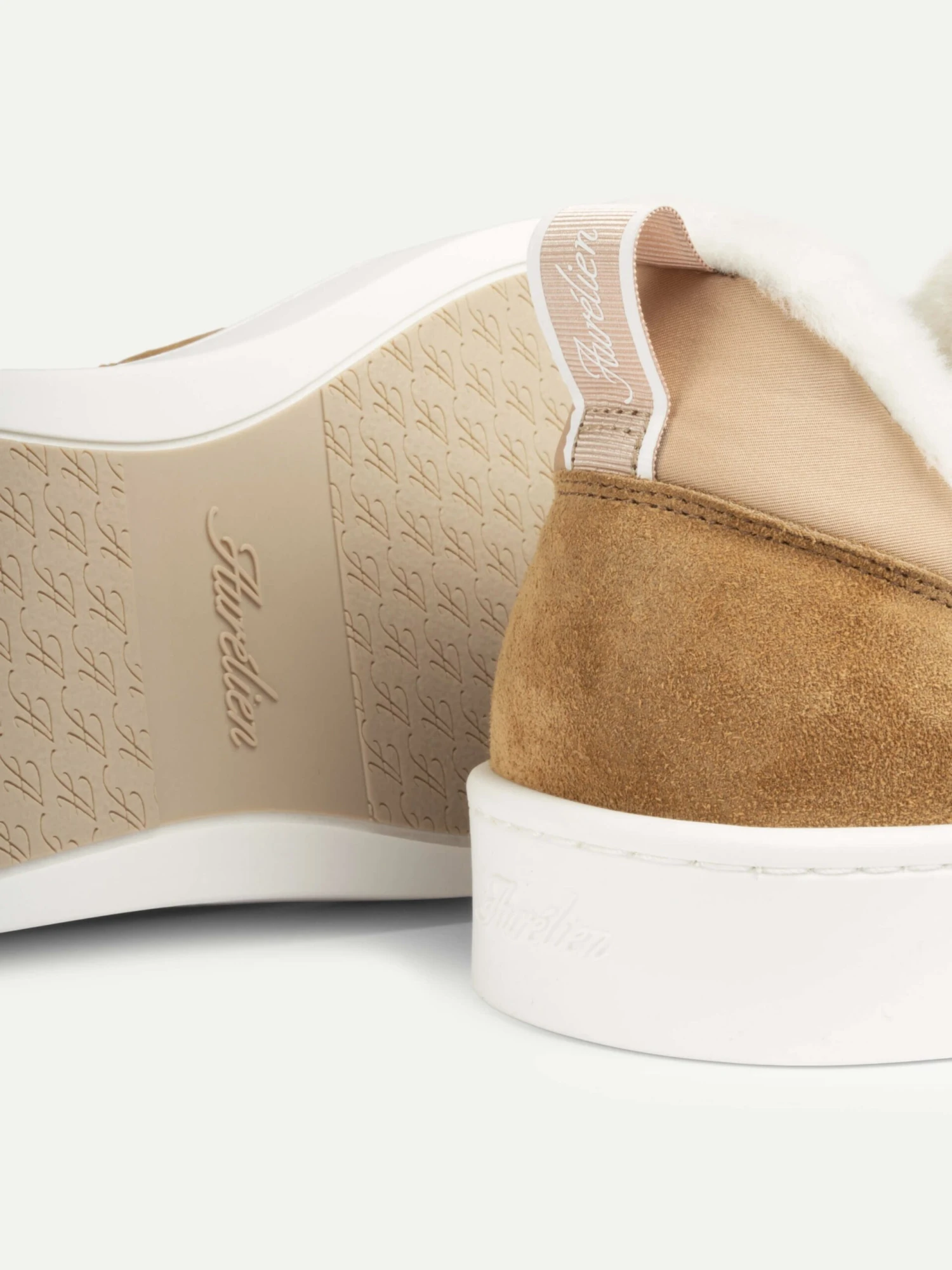 Beige Shearling Bayside Sneaker 4 Beige Shearling Bayside Sneaker - Image 2