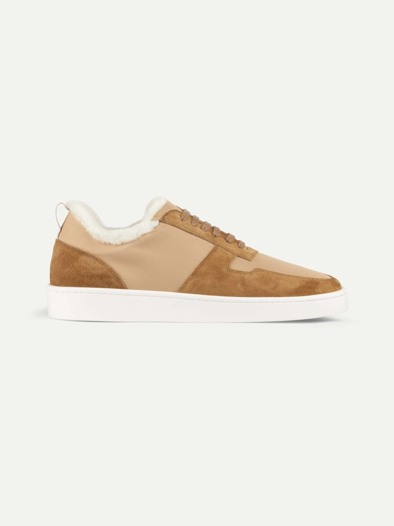 Beige Shearling Bayside Sneaker 7 Beige Shearling Bayside Sneaker - Image 5