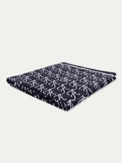 Navy Beachside Towel 7 Navy Beachside Towel -Velora Fashion Aurelien beach towel navy 1