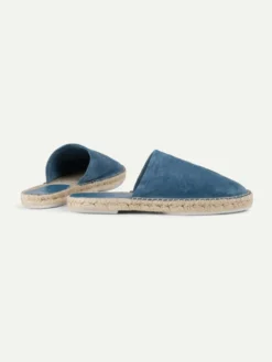 Sapphire Beachside Slipper -Velora Fashion Aurelien beachside backless slippers espadrilles suede sapphire men 3 2 scaled