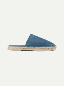 Sapphire Beachside Slipper -Velora Fashion Aurelien beachside backless slippers espadrilles suede sapphire men 4 2 scaled