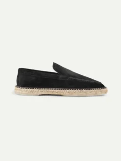 Black Beachside Loafer 11 Black Beachside Loafer -Velora Fashion Aurelien beachside loafers espadrilles suede black men 3 scaled
