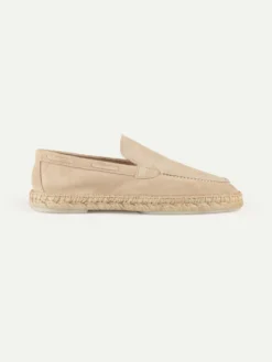 Light Beige Beachside Loafer 11 Light Beige Beachside Loafer -Velora Fashion Aurelien beachside loafers espadrilles suede light beige men 4 scaled