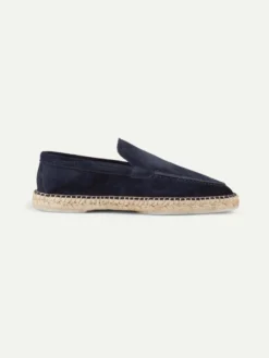 Navy Beachside Loafer 11 Navy Beachside Loafer -Velora Fashion Aurelien beachside loafers espadrilles suede navy men 4 scaled