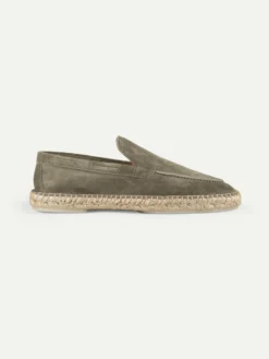 Pistache Beachside Loafer -Velora Fashion Aurelien beachside loafers espadrilles suede pistache men 4 scaled