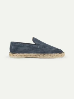 Steel Blue Beachside Loafer -Velora Fashion Aurelien beachside loafers espadrilles suede steel blue men 4copy scaled