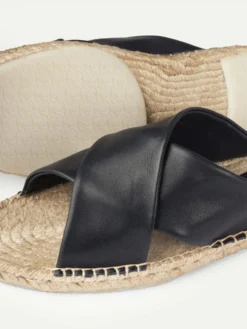 Navy Beachside Sandal 10 Navy Beachside Sandal -Velora Fashion Aurelien beachside sandal espadrilles leather navy men 5 scaled