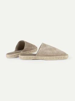 Light Grey Beachside Slipper 10 Light Grey Beachside Slipper -Velora Fashion Aurelien beachside slipper espadrilles suede light grey men 3 scaled